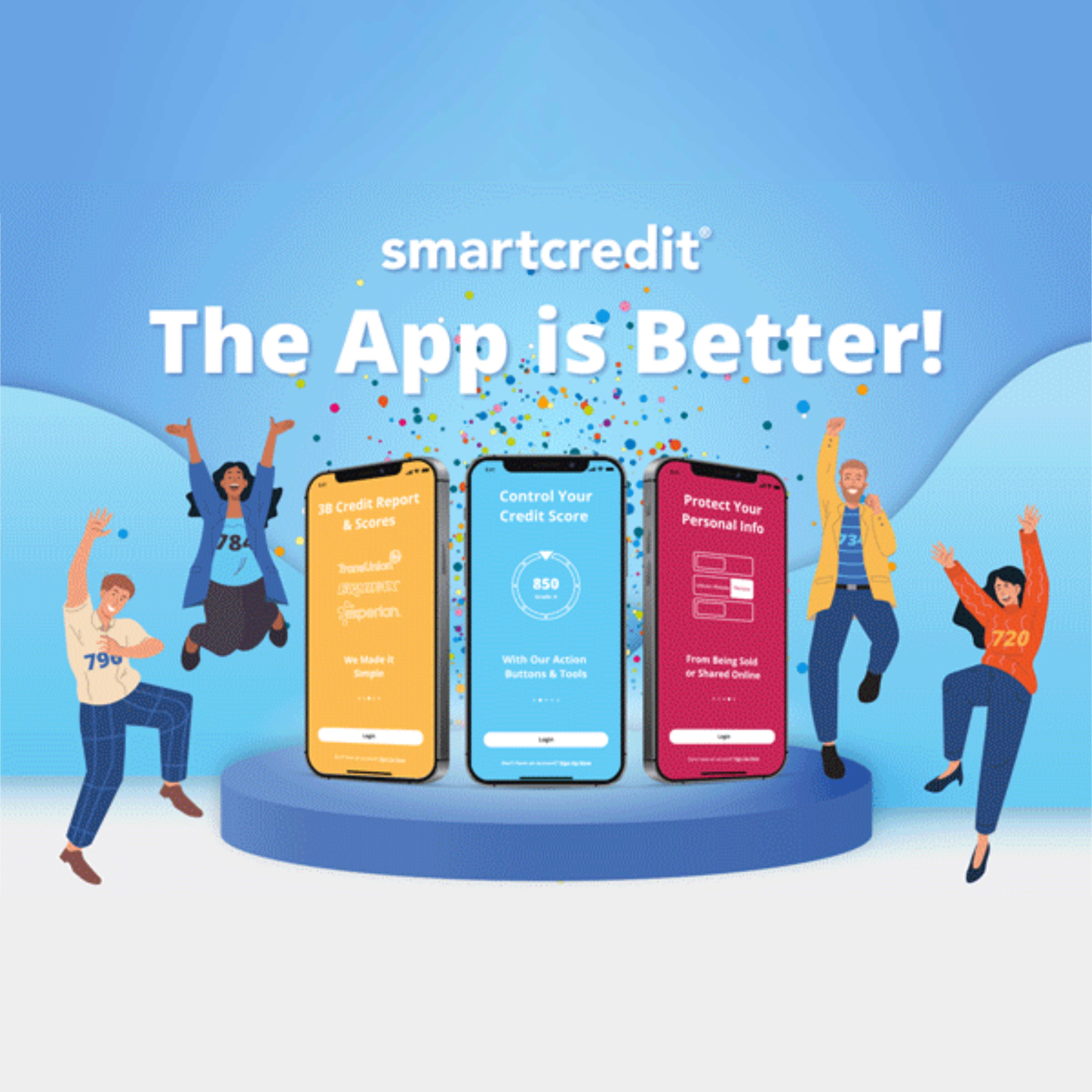 SmartCredit App is Better campaign creative